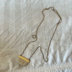 Madewell dreamkeeper fringe necklace